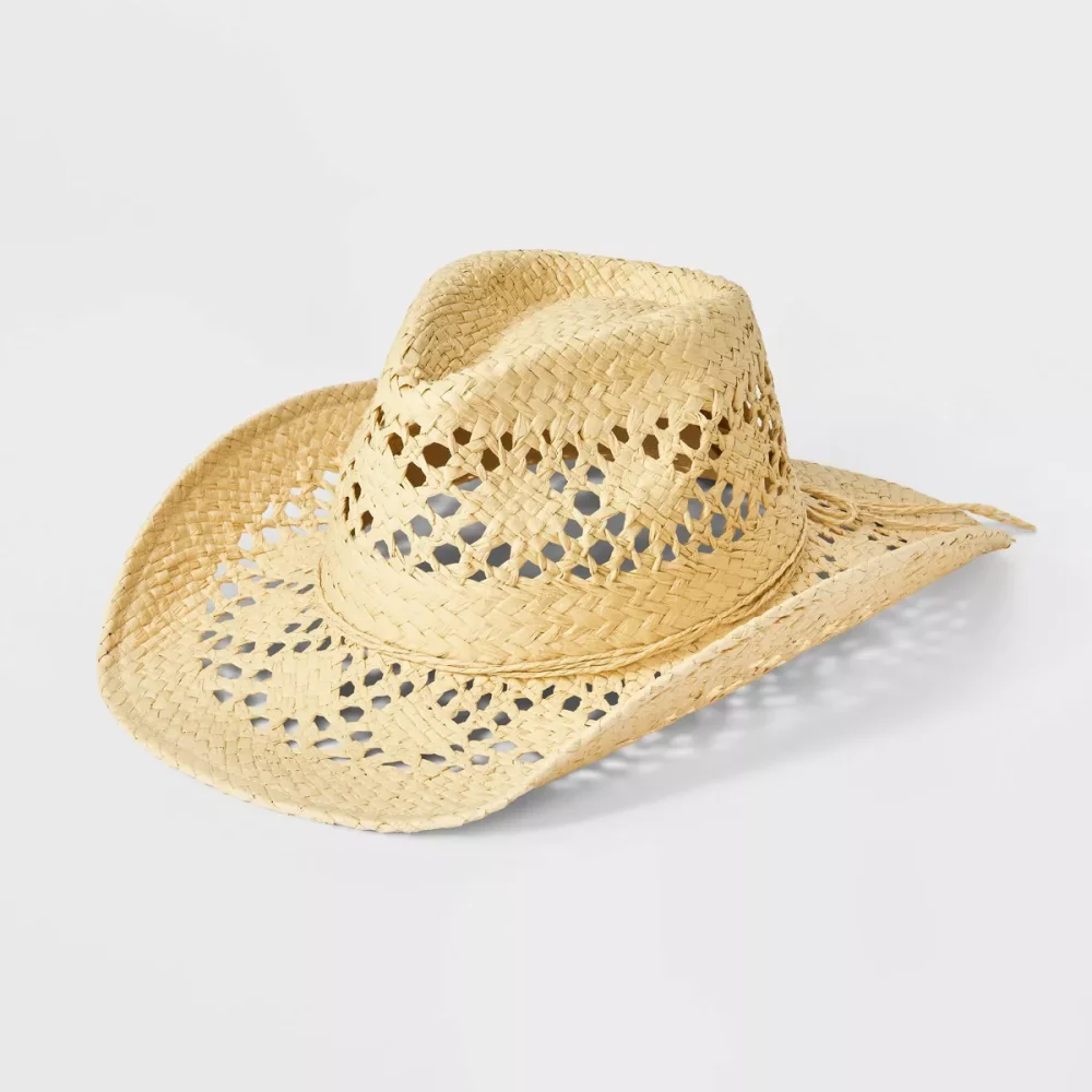 Open Weave Western Cowboy Hat